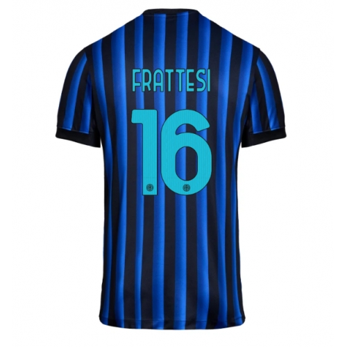 Billige Fotballdrakt Inter Milan Davide Frattesi #16 Replika Hjemmedrakt 2025-26 Kortermet Billige Fotballdrakt Inter Milan Davide Frattesi #16 Replika Hjemmedrakt 2025-26 Kortermet